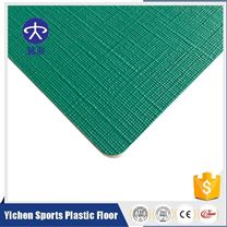 羽毛球場棉麻紋PVC運動塑膠地板