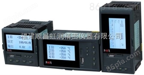 虹润推出液晶四路PID调节器/调节记录仪