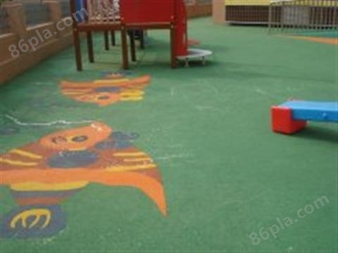幼儿园彩色塑胶案例4室外塑胶产品