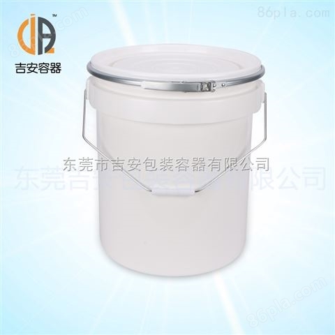 20L直身带箍硅胶桶 20KG有机硅塑料包装桶 涂料桶 *