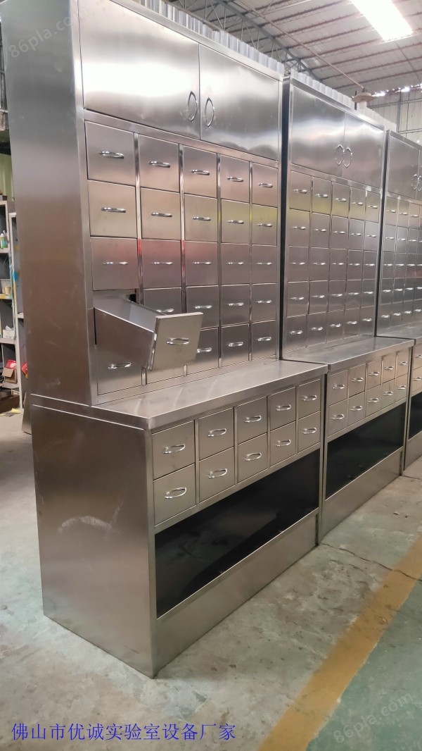广州钢制柜不锈钢层架带锁无尘储物柜厂家