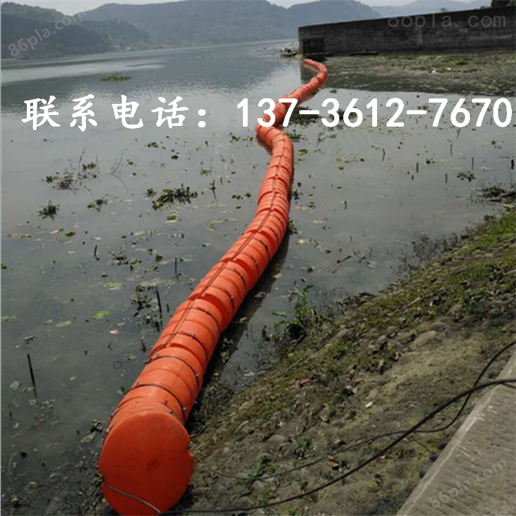 信州河道漂浮物浮筒式拦污排